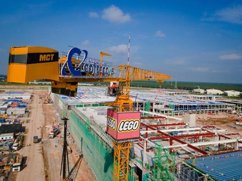 Nhà máy trị giá 1 tỷ USD của LEGO ở miền Nam Việt Nam đã hoàn thành 26%